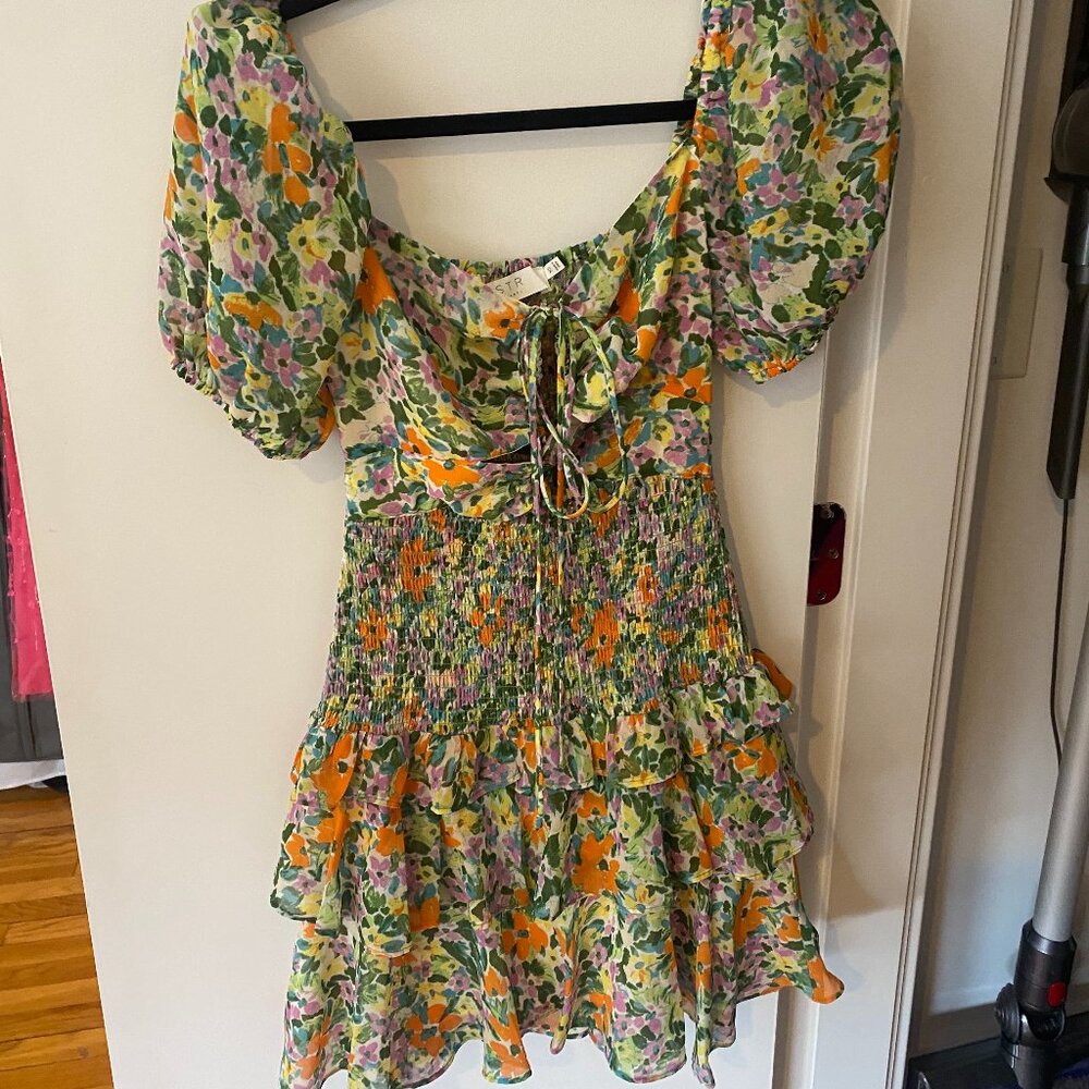 ASTR Floral Mini Dress